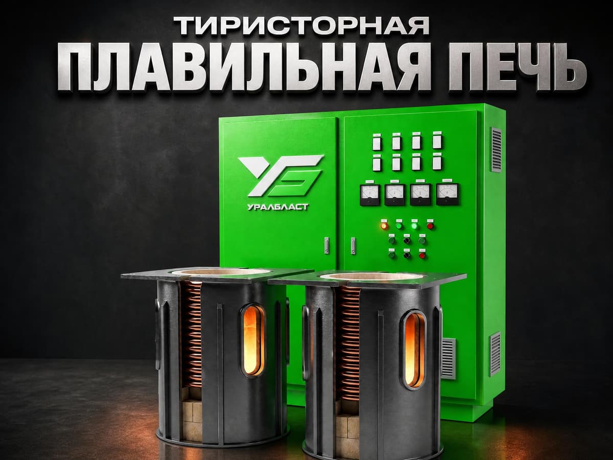 Индукционная тиристорная печь УИ-0.15Т-160